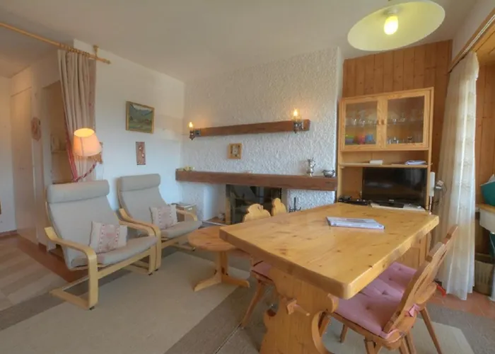 Апартаменты Saturne 108 Sur La Place Du Village A Анзер